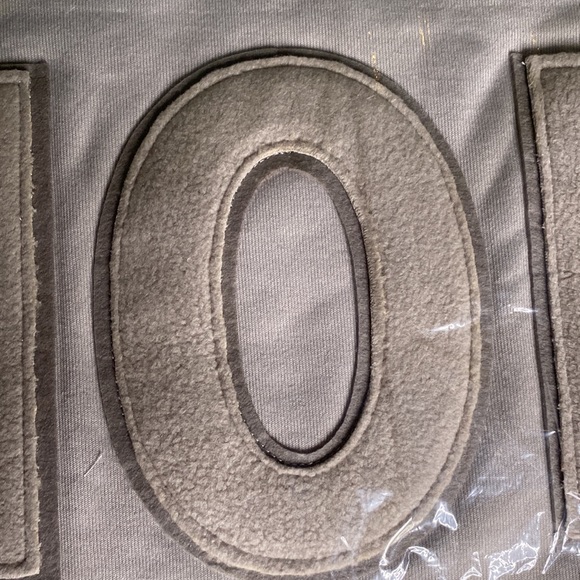 Pottery Barn Cuddly and Cozy Sweatshirt Style Home Applique Pillow Cover - Picture 6 of 16